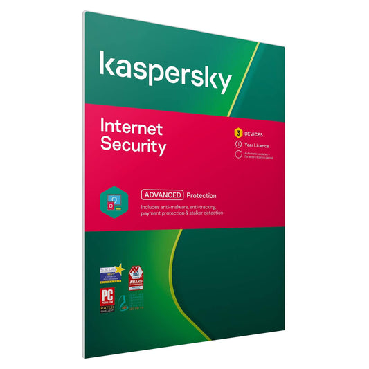 Kaspersky Internet Security, 3 Devices, 2 Years