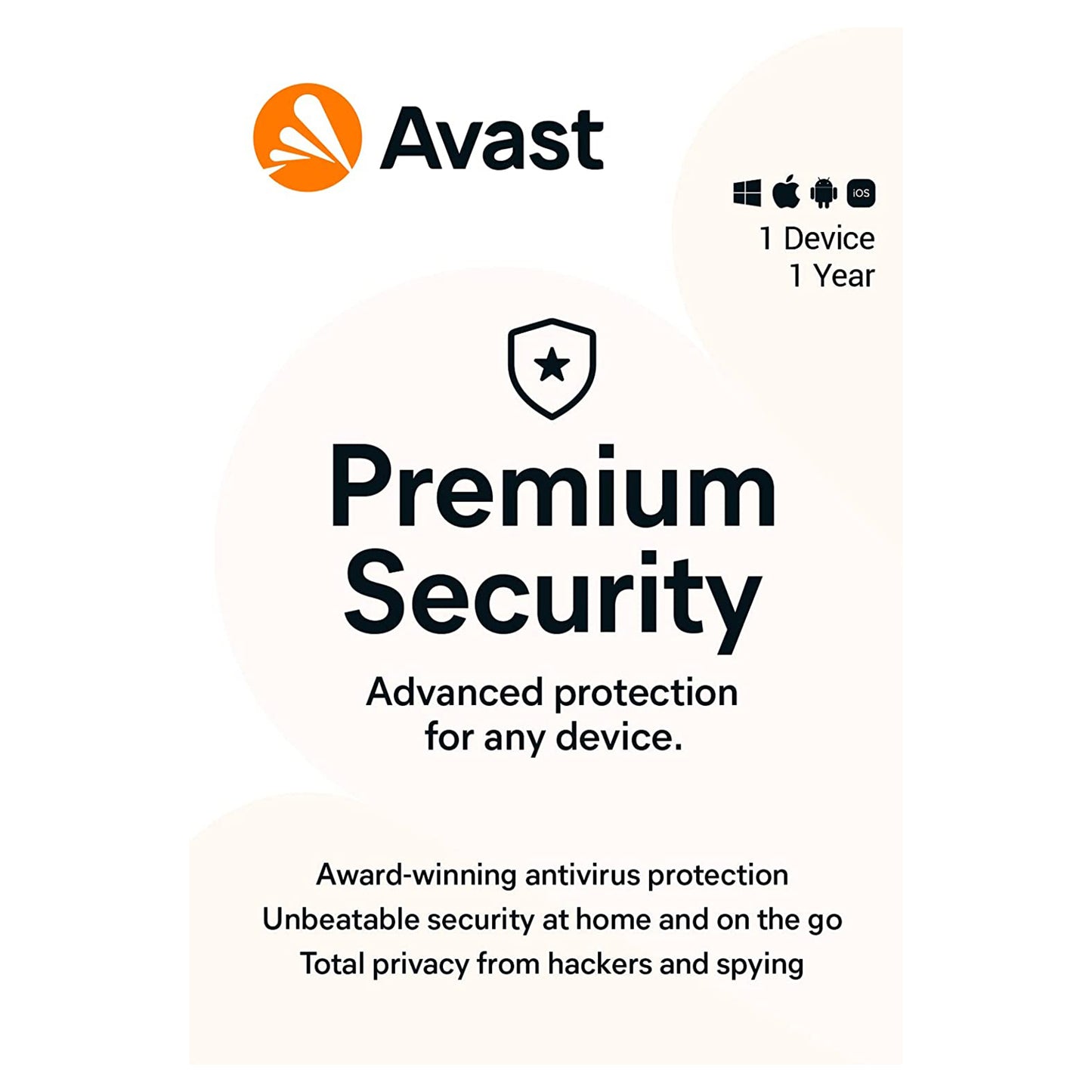 Avast Premium Security, 1 Device, 1 Year