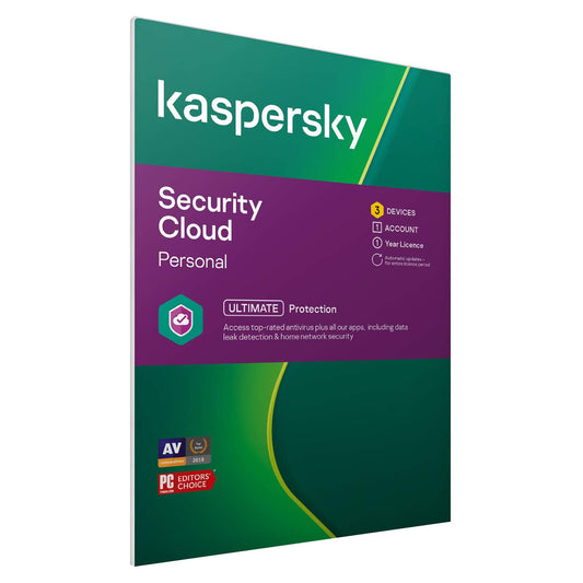 Kaspersky Security Cloud Personal, 3 Devices, 1 Year