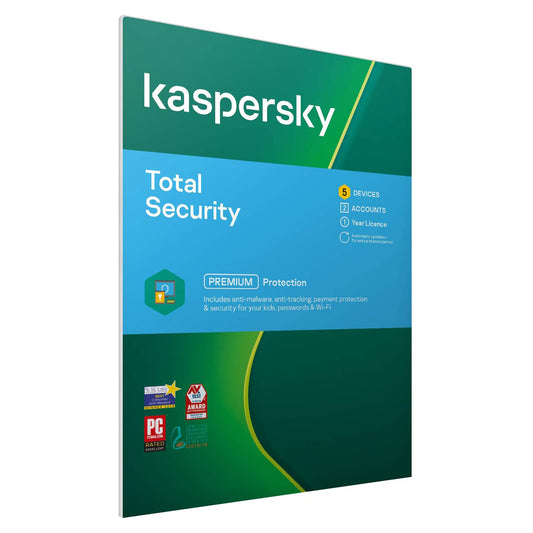 Kaspersky Total Security, 5 Devices, 1 Year